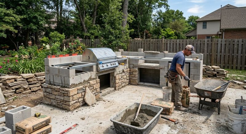 Outdoor Kitchen Construction in Bonita Springs, FL