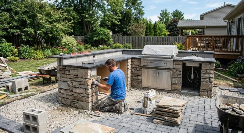 Outdoor Kitchen Renovation in Naples, FL