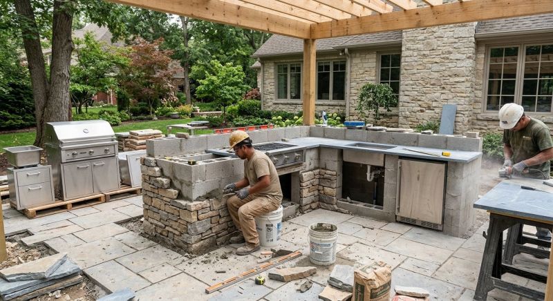 Outdoor Kitchen Construction in Mount Pleasant, SC